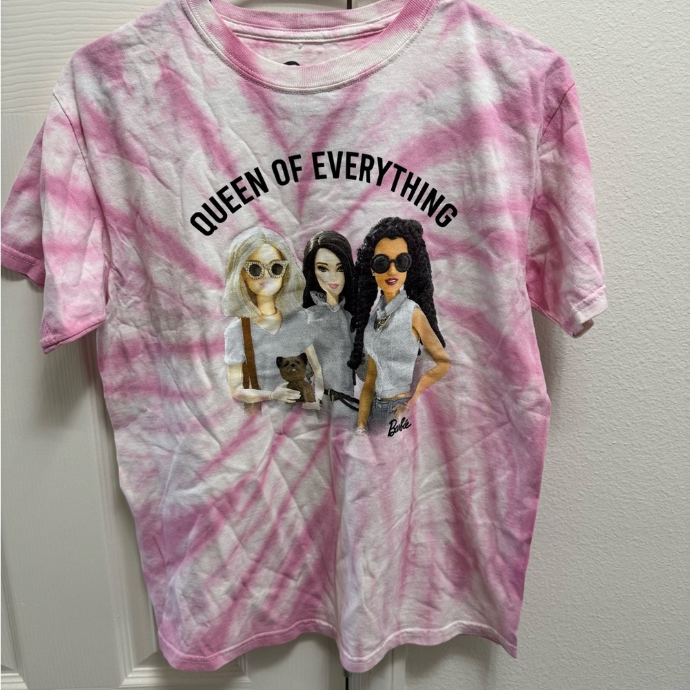 Mattel Barbie Tie-Dye Shirt Kids XL – Brand New